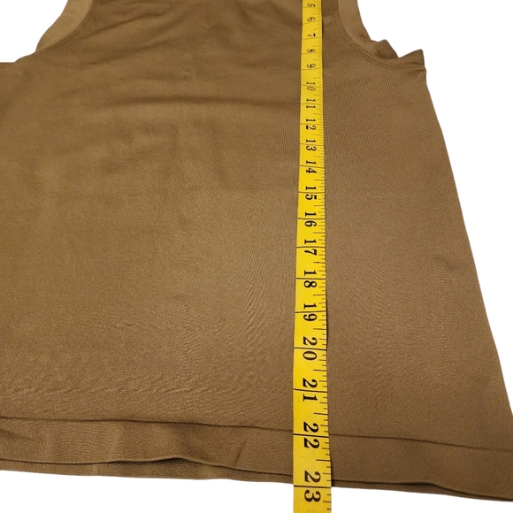 Bke Core Contour Olive Green Stretchy Muscle Tank Top L/XL - Picture 5 of 5